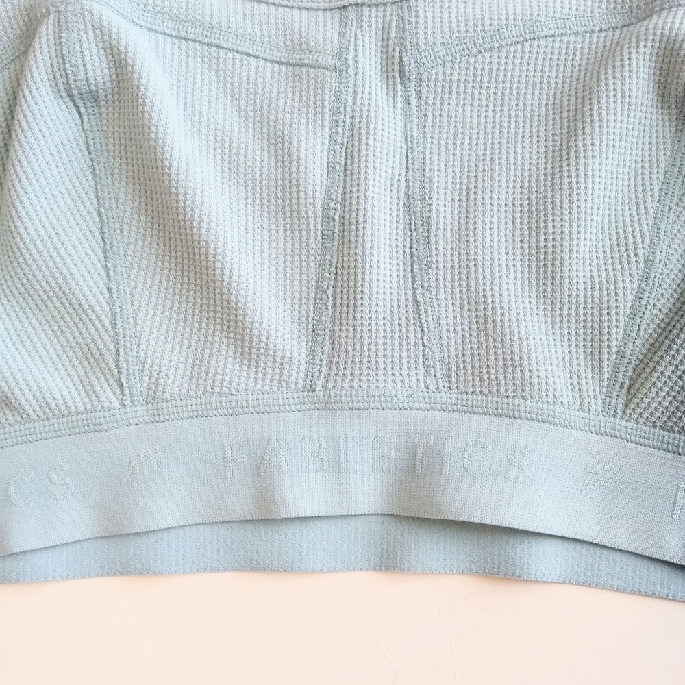 SOLD!Fabletics Serena Lounge Bralette In Silvermist Mint Blue - Picture 5 of 8